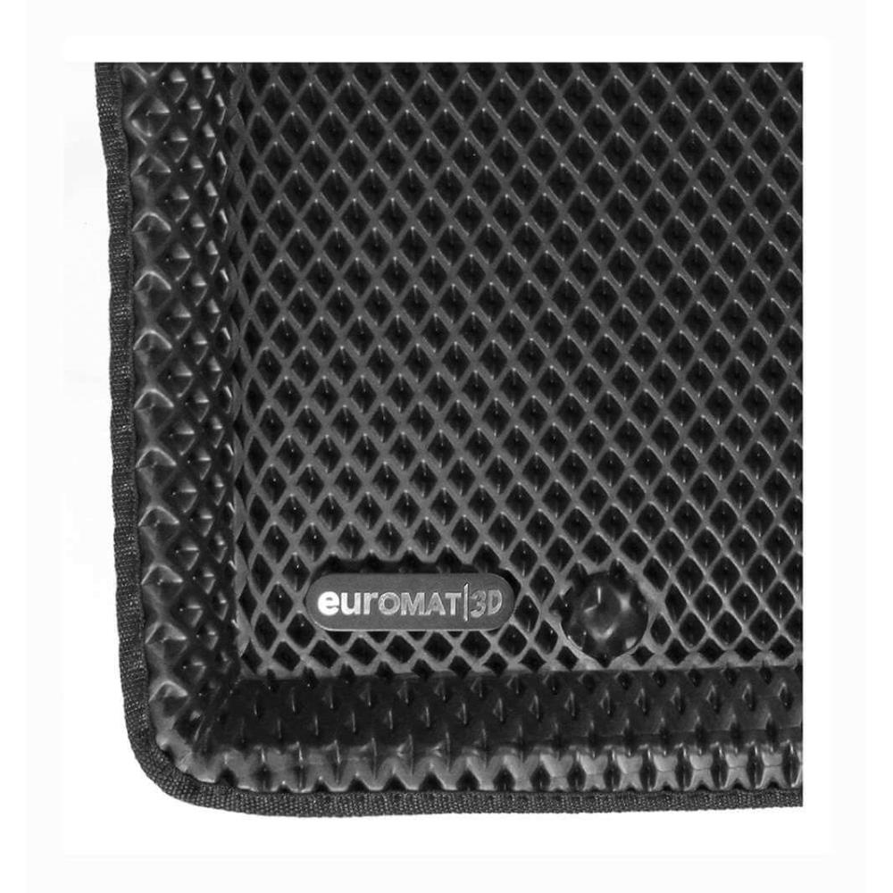 3D коврики Euromat для TOYOTA LС Prado 150 (2009-2013), EVA, Черный
