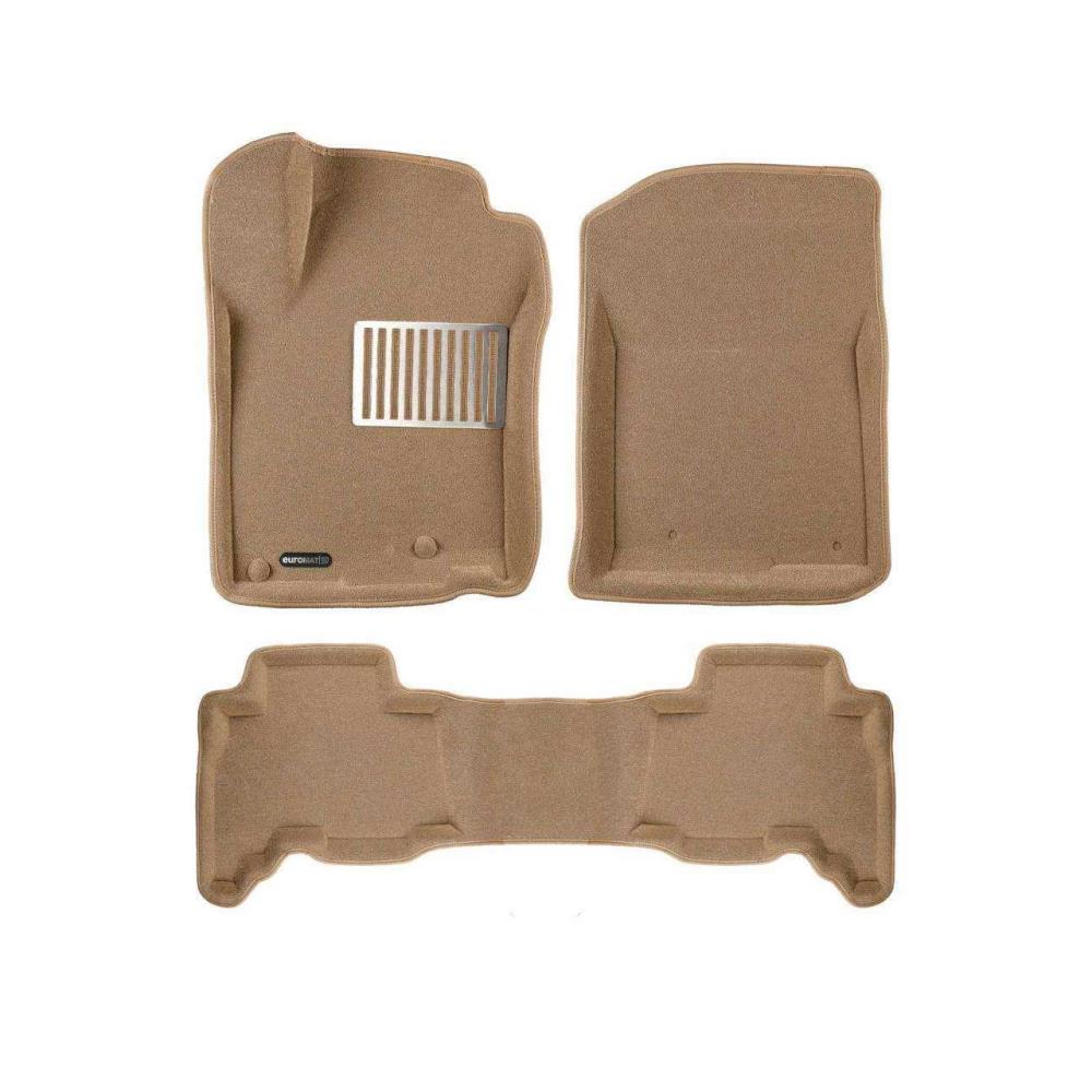 3D коврики Euromat для TOYOTA LС Prado 150 (2009-2013), Lux, Бежевый