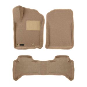 3D коврики Euromat для TOYOTA LС Prado 150 (2014-) (с крепежом), Business, Бежевый