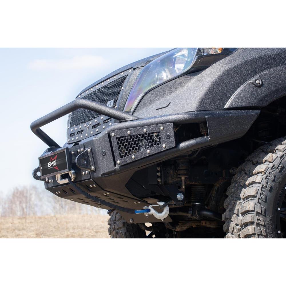 Бампер силовой передний BMS ALFA для Тойота Прадо 150 2009-2017