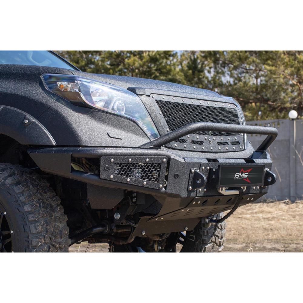 Бампер силовой передний BMS ALFA для Тойота Прадо 150 2009-2017