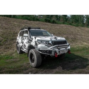 Бампер силовой передний BMS ALFA для Тойота Прадо 150 2018-2020