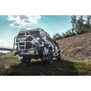 Бампер силовой задний BMS ALFA для Тойота Прадо 150 2009-2020