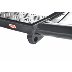 Бампер силовой задний Toyota Land Cruiser Prado 150 c квадратом под фаркоп