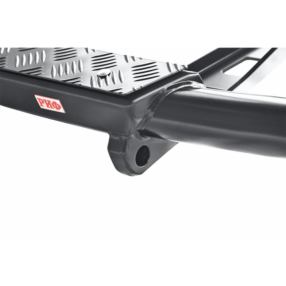 Бампер силовой задний Toyota Land Cruiser Prado 150 c квадратом под фаркоп