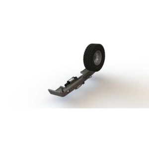 Бампер силовой задний Toyota Land Cruiser Prado 150 с квадратом под фаркоп, площадкой под лебедку, калиткой и противотуманными фарами