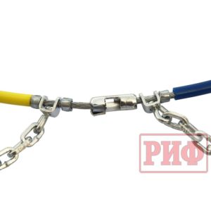 Цепи противоскольжения РИФ 4х4 "соты" 16 мм, 245/70R17, 245/75R16, 255/55R18, 255/60R17, 255/70R16, 255/75R15, 265/75R15, 255/70R16, 31x10,5R15