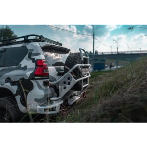 Калитка под запаску BMS ALFA для Тойота Прадо 150 2018-2020