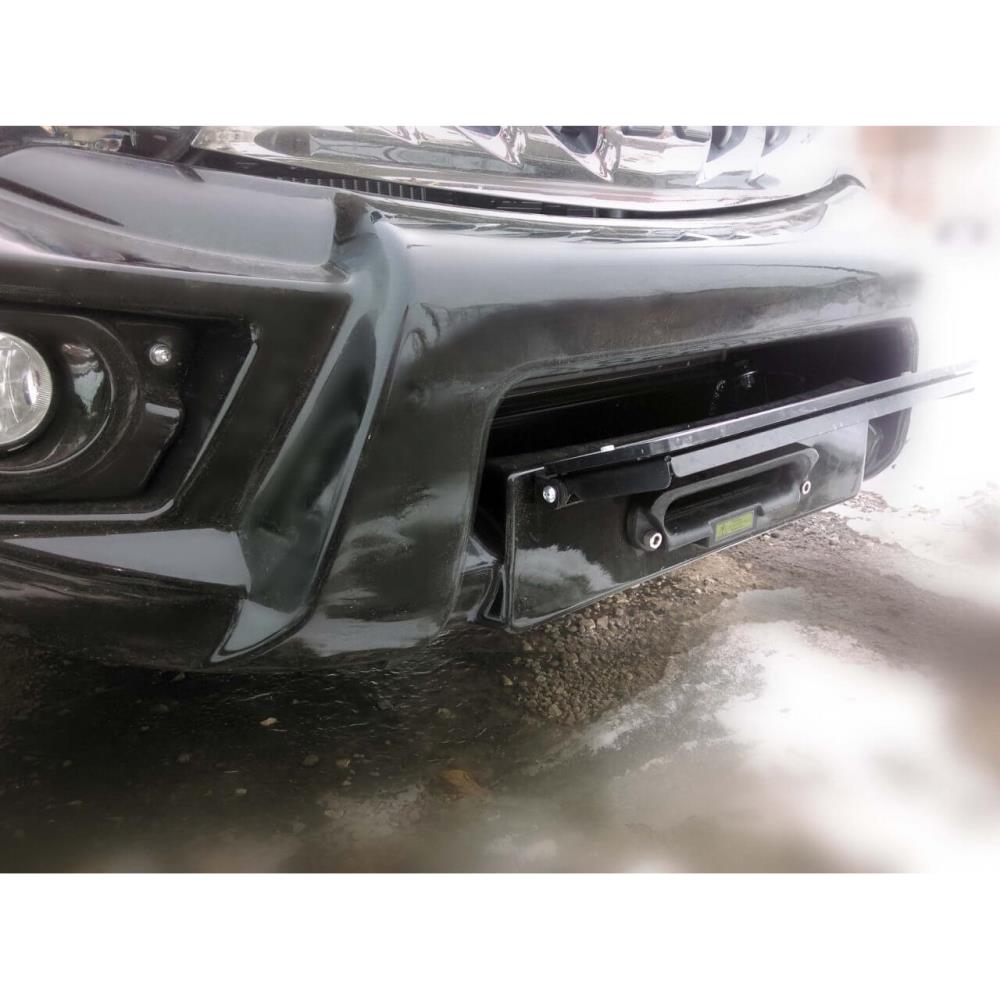 Кронштейн номерного знака на передний бампер Toyota Prado 150 АВС-Дизайн