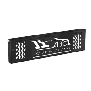 Кронштейн номерного знака на передний бампер Toyota Prado 150 АВС-Дизайн