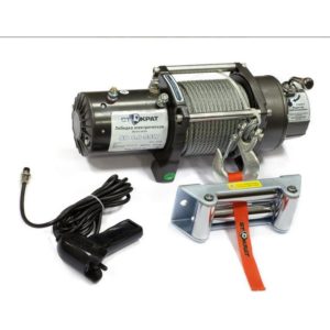 Лебедка электрическая автомобильная СТОКРАТ SD 8.0 SSW (короткий барабан), 12V, 5.5 л.с.