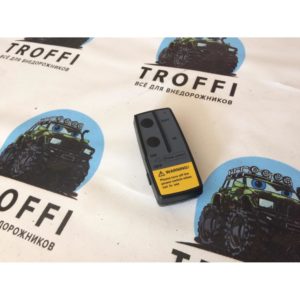 Лебёдка электрическая 12V Electric Winch 12000 lbs 5443 кг (влагозащищенная) синт. трос