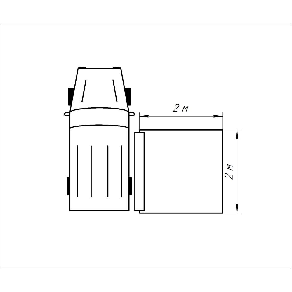 Маркиза автомобильная РИФ 2х2 м