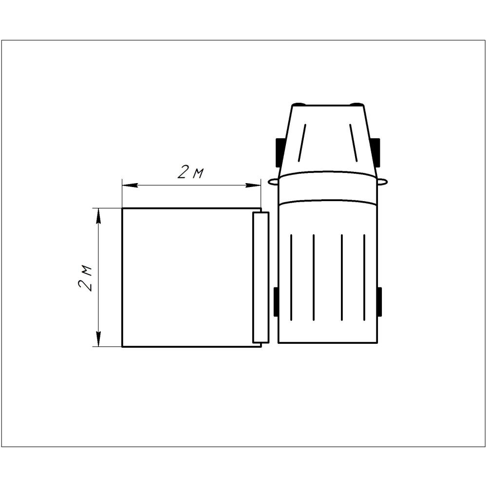 Маркиза автомобильная РИФ 2х2 м
