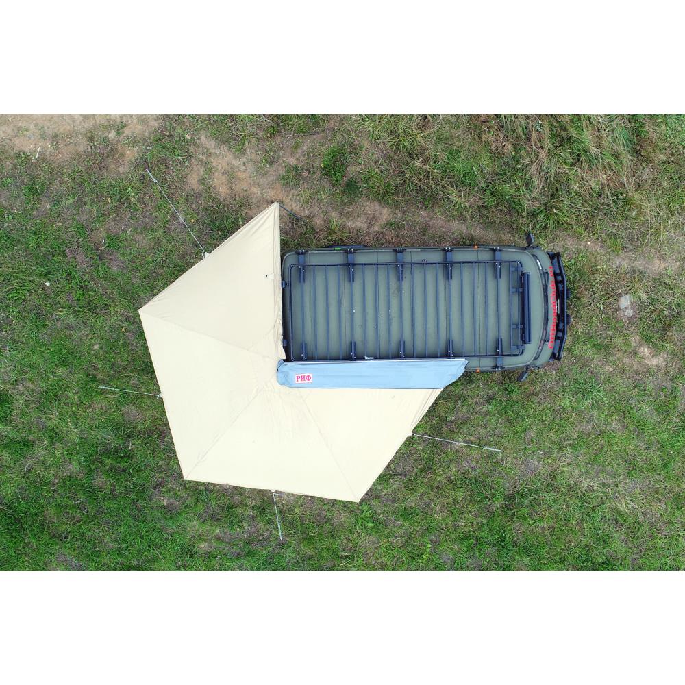 Маркиза автомобильная РИФ веерная 2х2 м (правая)