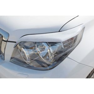 Накладки на передние фары (реснички) Toyota LC Prado 150