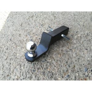 Переходник фаркопа в квадрат 50x50 стандартный (шар хром 50 мм)