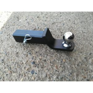 Переходник фаркопа в квадрат 50x50 стандартный (шар хром 50 мм)