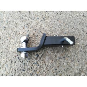 Переходник фаркопа в квадрат 50x50 стандартный (шар хром 50 мм)