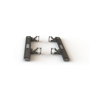 Пороги силовые Toyota Land Cruiser Prado 150 раздельные ступени