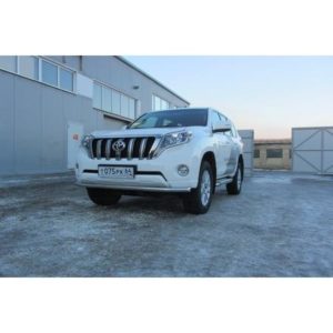 Защита переднего бампера d57 Toyota Land Cruiser Prado (2014)