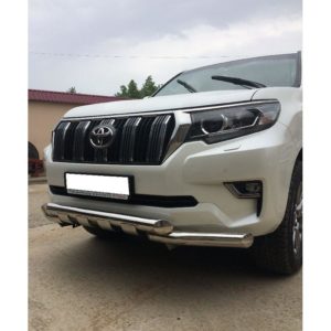 Защита переднего бампера (G) на Toyota Land Cruiser Prado 150 2017
