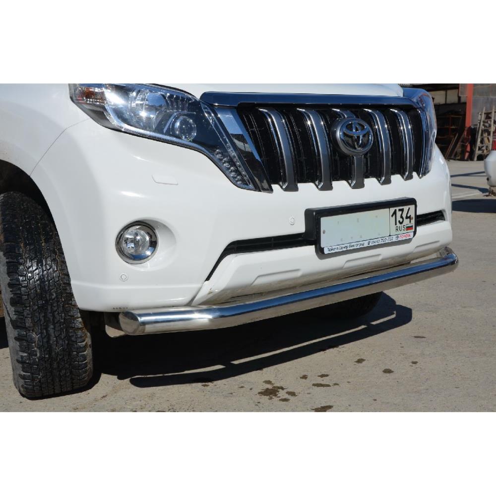 Защита переднего бампера Toyota Land Cruiser Prado 150 2014