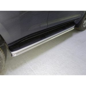 Защита порогов 42,4 мм TOYOTA Land Cruiser 150 Prado 2017-