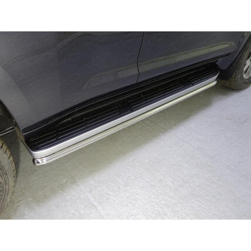 Защита порогов 42,4 мм TOYOTA Land Cruiser 150 Prado 2017-