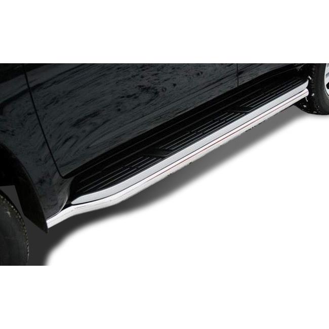 Защита штатного порога труба Toyota Land Cruiser Prado 150 2010