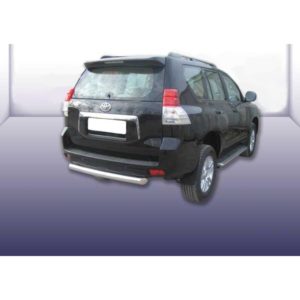 Защита заднего бампера d76 короткая Toyota Land Cruiser Prado (2010)