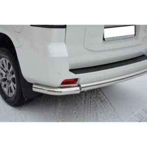 Защита заднего бампера с углами Toyota Land Cruiser Prado 150 2010