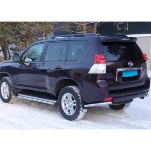 Защита заднего бампера, углы Ø60мм, TOYOTA LAND CRUISER 150, 2009-н.в.