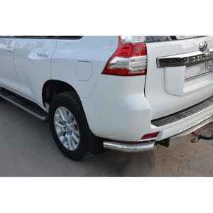 Защита заднего бампера угловая малая Toyota Land Cruiser Prado 150 2010