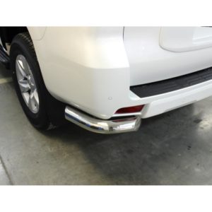 Защита заднего бампера "уголки" d-76 (короткие) Toyota Land Cruiser Prado 150 2013-2017
