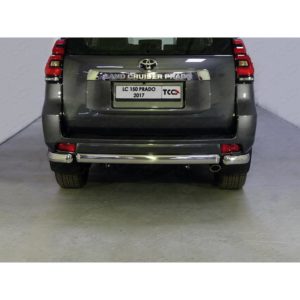 Защита задняя (центральная) 75х42 мм TOYOTA Land Cruiser 150 Prado 2017-