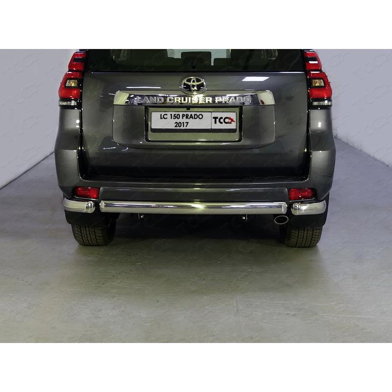 Защита задняя (центральная) 75х42 мм TOYOTA Land Cruiser 150 Prado 2017-