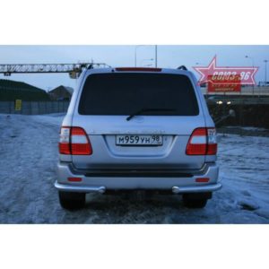 Защита задняя "уголки" d 76 (компл. 2 шт) одинарные Toyota Land Cruiser Prado 150