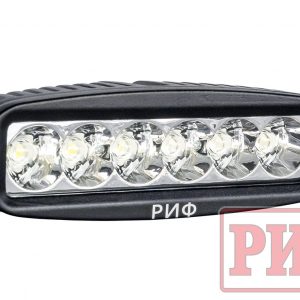 Светодиодная фара дальнего света РИФ 160 мм 18W LED